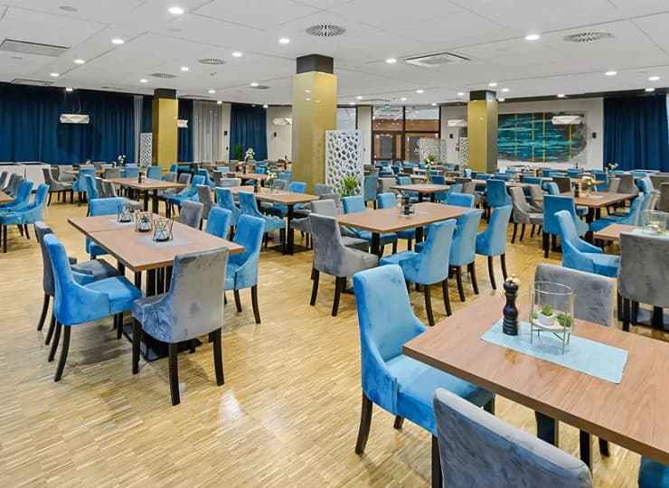 Restauracja Aqua może pomieścić nawet dwustu gości