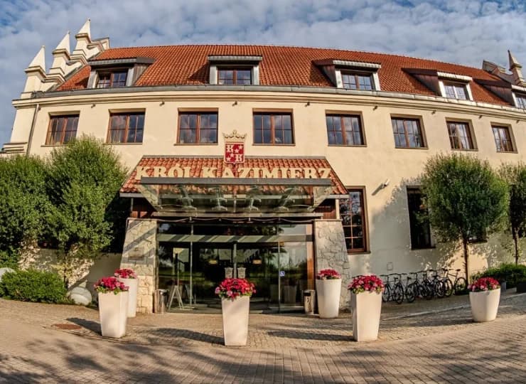 Bryła hotelu Król Kazimierz oparta jest o XVII-wieczny spichlerz zbożowy