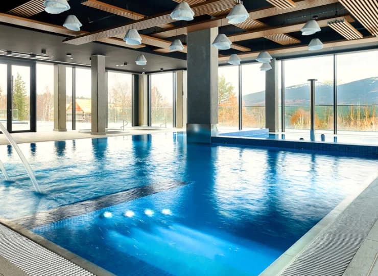 Happy Valley Resort znajduje się w widokowym miejscu Szklarskiej Poręby