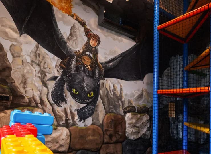 Bajkowa sala zabaw Kraina Smoków