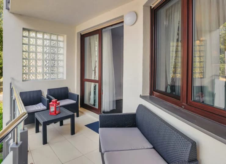 Każdy apartament posiada własny balkon