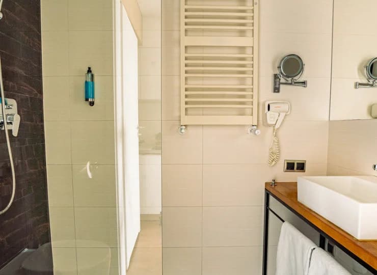 Łazienka w apartamencie typu studio