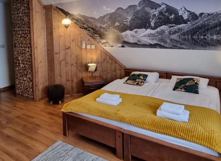 Pokoje 2-osobowe są wygodne i przytulne