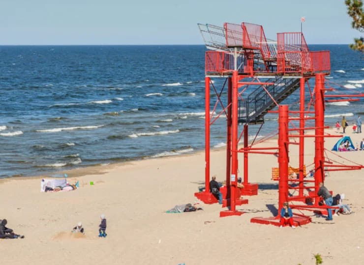 Sun & Snow Baltic Park Apartamenty położone są tylko 350 m od plaży