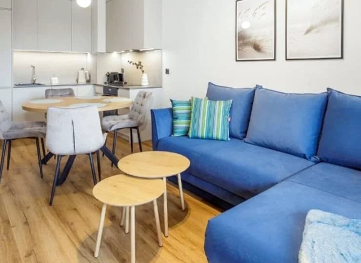 Pokój dzienny apartamentu Komfort A15