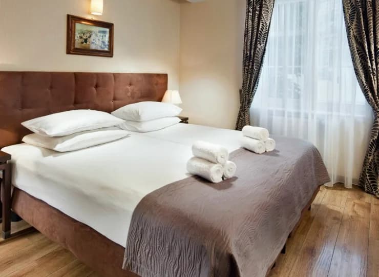 Pokoje są przestronne