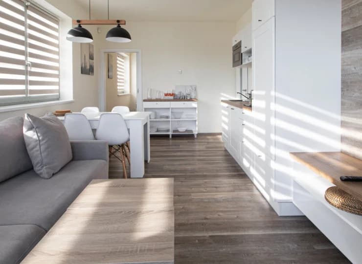 Apartament 2-os. exclusive posiada salon z aneksem kuchennym