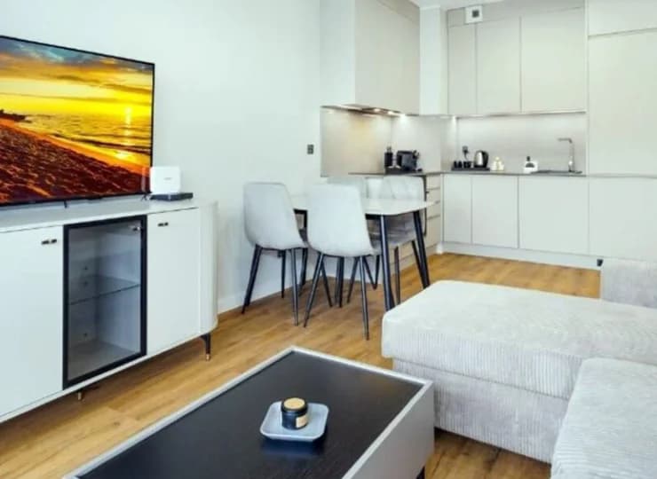 Pokój dzienny apartamentu Komfort A21