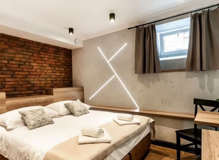 Apartamenty typu Studio Standard mieszczą się w suterenie