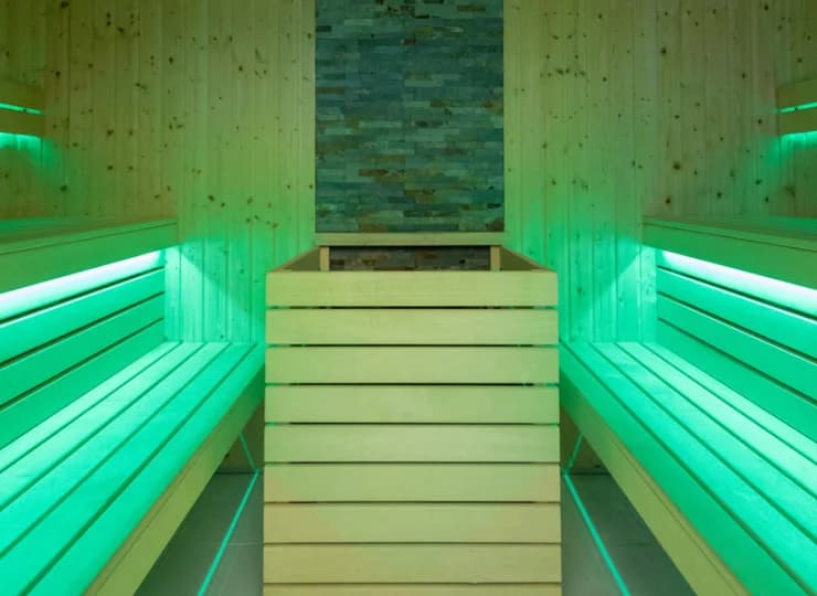 Jest tutaj także sauna