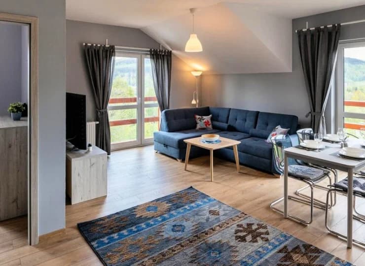 Komfortowe apartamenty z pięknymi widokami na zieloną okolicę