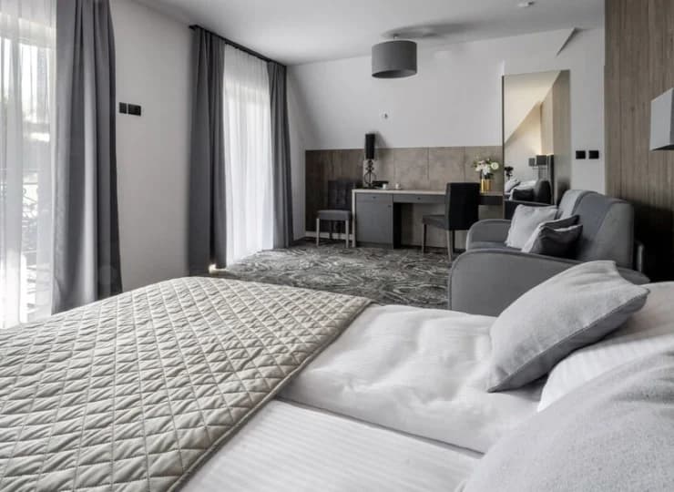 Apartament jest elegancki i przestronny
