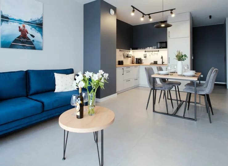 Apartamenty dla 6 osób są trzypokojowe