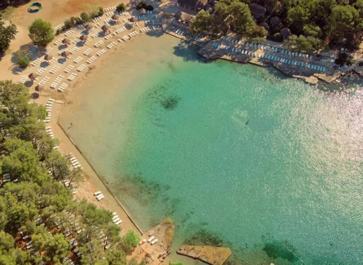 Można tu skorzystać z leżaków plażowych
