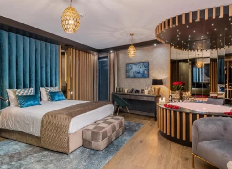 Niektóre z nich posiadają także jacuzzi