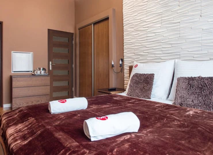 Apartament "brązowy" typu Comfort to podstawowa kategoria apartamentów