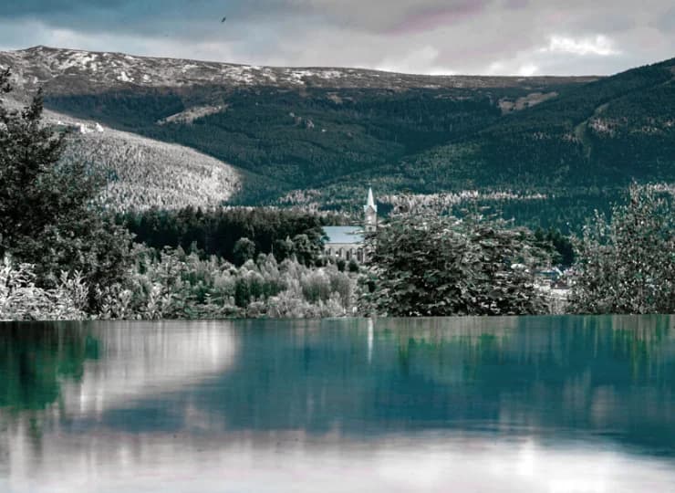 Roztacza się stąd wspaniała górska panorama