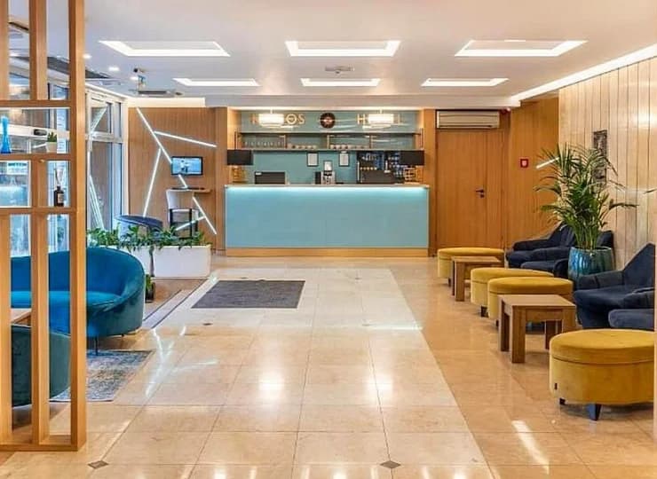 Recepcja Hotelu Medos w Budapeszcie