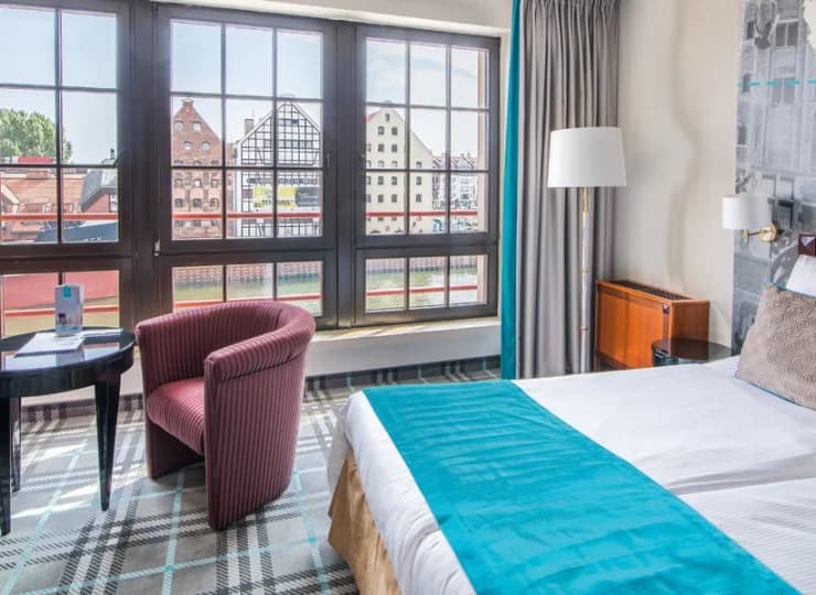 Hotel Hanza leży w sercu Starego Gdańska