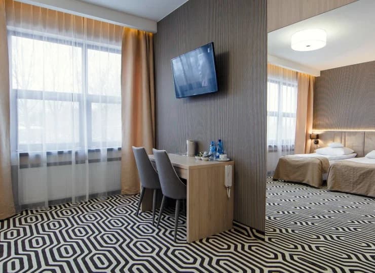 Oddane do dyspozycji gości pokoje są przestronne i stylowe