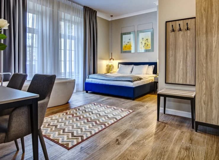To przestronne wnętrze o powierzchni 45 m2