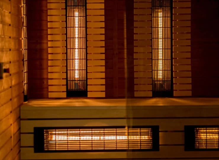 Jest tu sauna fińska, turecka, biosauna i infrared ze ścianą z soli himalajskiej