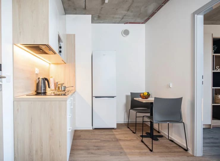 Apartament studio plus składa się z dwóch osobnych sypialni