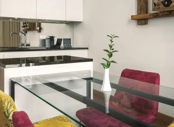 W apartamencie superior suite jest także aneks kuchenny