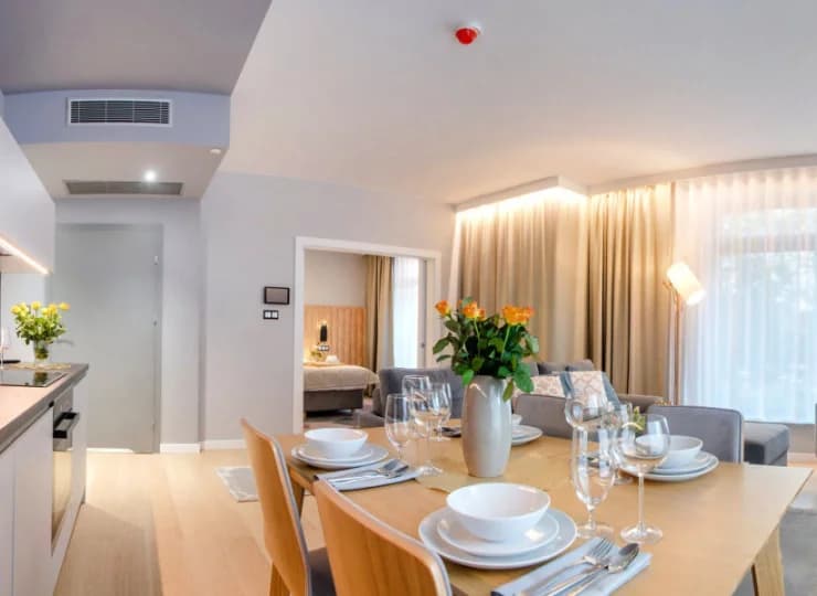 Verde Apartments oferuje komfortowe apartamenty w centrum Koszalina