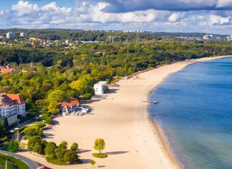 Plaża w Sopocie jest piękna przez cały rok