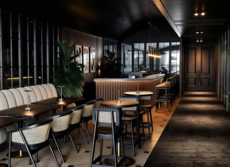 Na gości czekają sala restauracyjna i drink bar