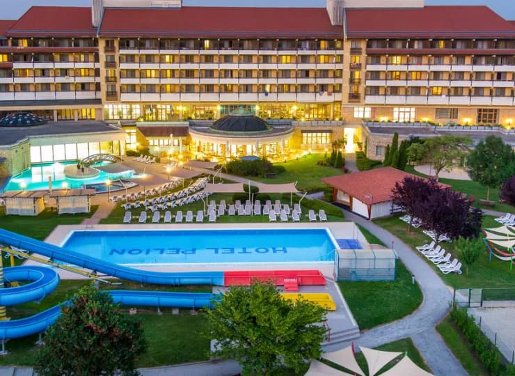 Hunguest Hotel Pelion w miejscowości Tapolca, kilkanaście km od Balatonu