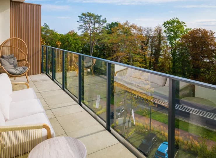 Część apartamentów ma widok na zatokę