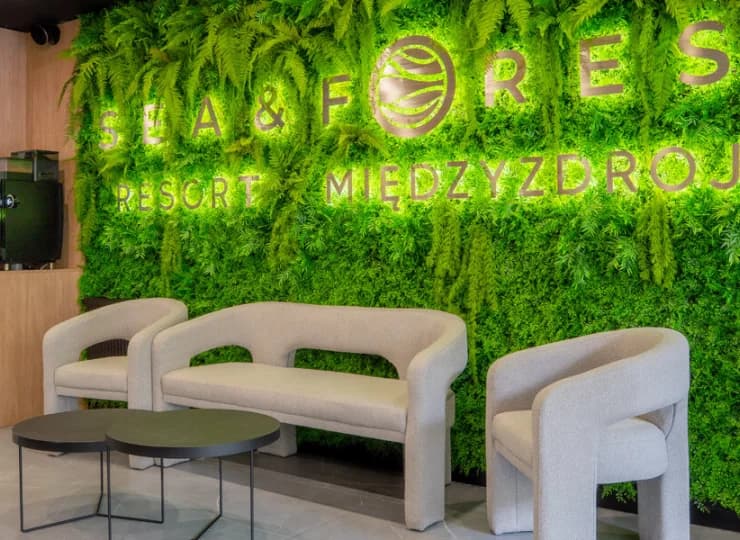 Sea & Forest Resort Międzyzdroje posiada nowoczesne lobby