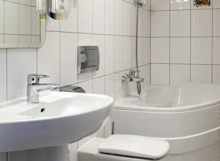 A w apartamencie junior suite łazienka z wanną