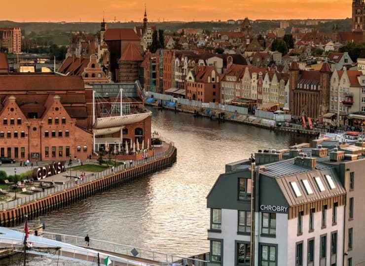 Chrobry Apartamenty Grodzka 10 są wspaniale zlokalizowane w centrum Gdańska