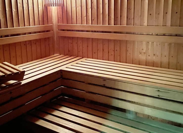 Są także sauny, łaźnia parowa