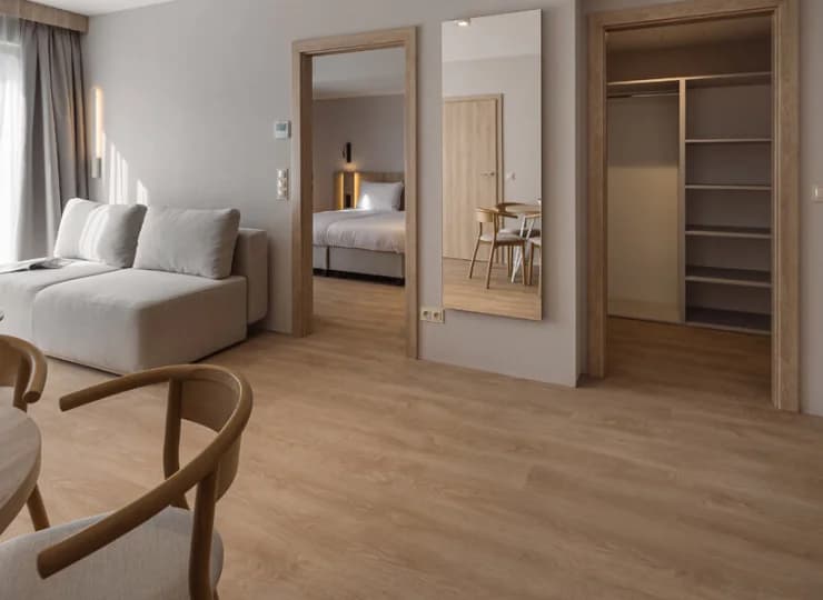Apartament Executive składa się z pokoju dziennego i dwóch sypialni