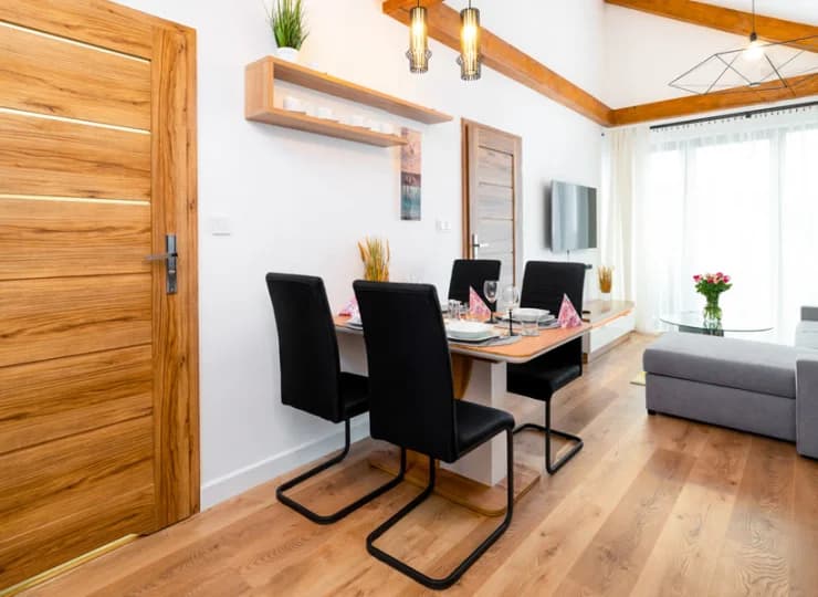 Apartamenty wyposażono z dbałością o detale
