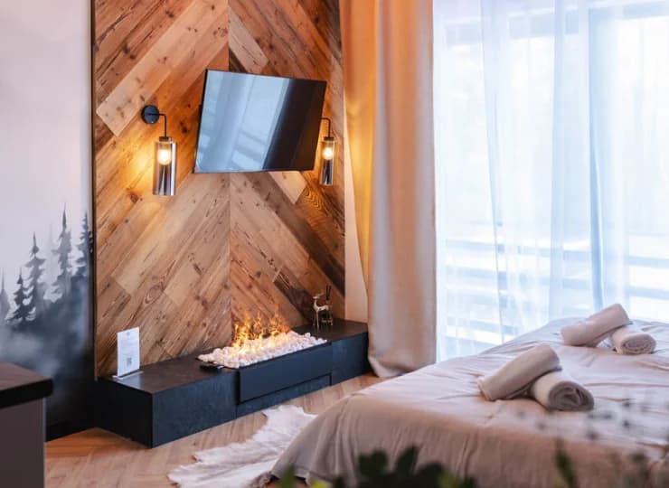 W każdym apartamencie jest smart TV i dostęp do Wi-Fi