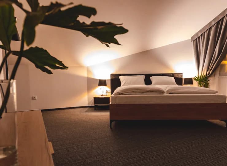 Przytulne pokoje typu double mają powierzchnię 20 m2