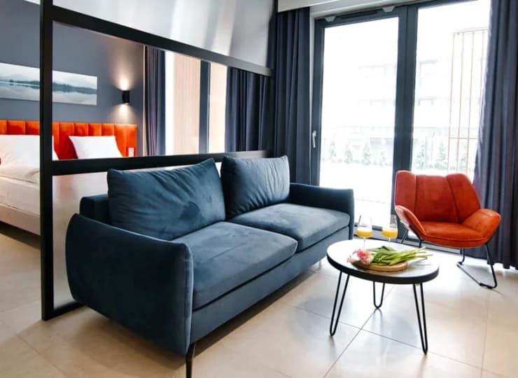 Nowoczesny apartament studio przygotowano dla 4 osób