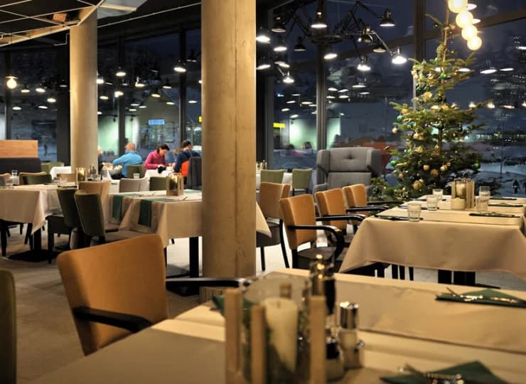 Wnętrza restauracji są przytulne