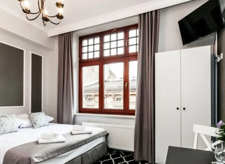 Kraków można stąd zwiedzać pieszo