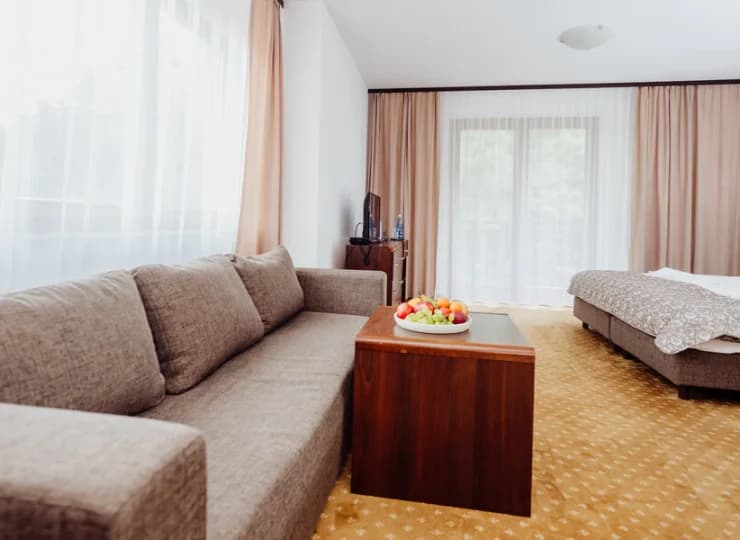 Jego wnętrza są wyjątkowo przestronne - to aż 50 m2