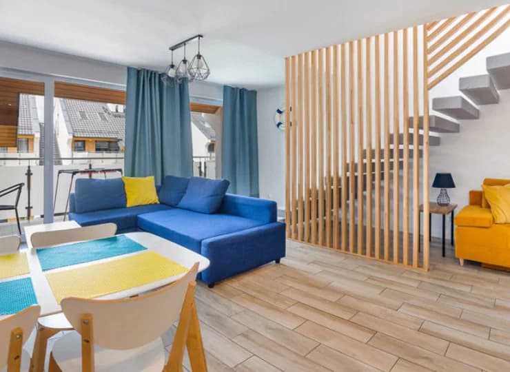 Każdy apartament został inaczej urządzony