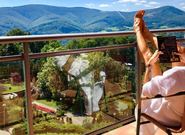 5* hotel na zboczu góry Równica oferuje górskie widoki, relaks i wytchnienie