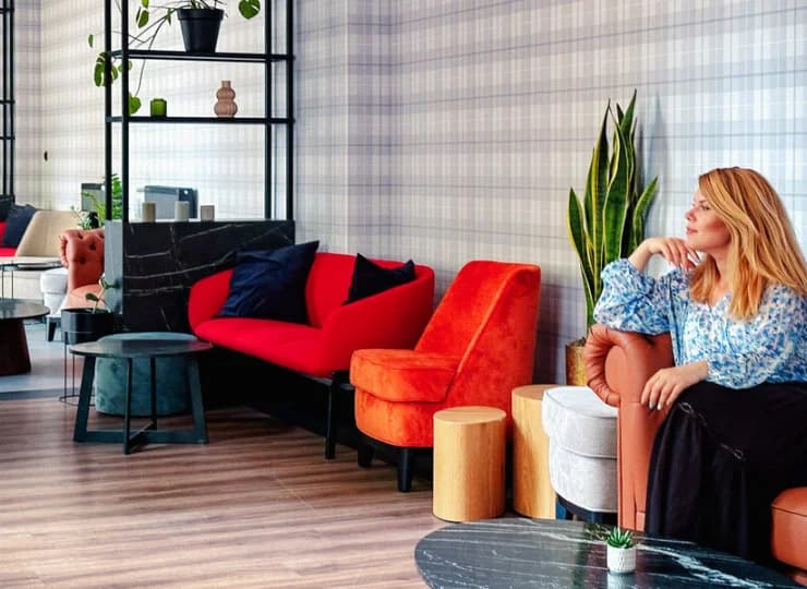 Części wspólne hotelu są stylowe i przytulne