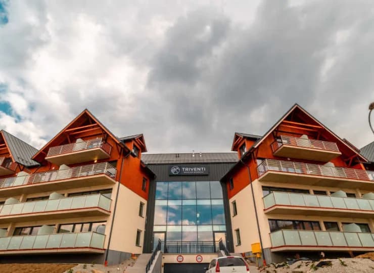 Kompleks Triventi Mountain Residence zlokalizowany jest w Karpaczu