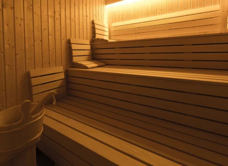 Istnieje tutaj możliwość skorzystania z sauny